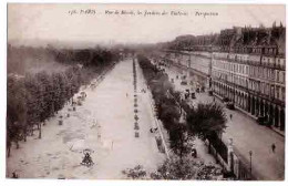 PARIS - Rue De Rivoli, Les Jardins Des Tuileries - Perspective - Otros & Sin Clasificación