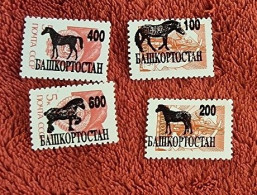 RUSSIE Chevaux, Cheval, Hippisme, équitation. Complet 4 Valeurs. 1993 (** MNH) - Cavalli