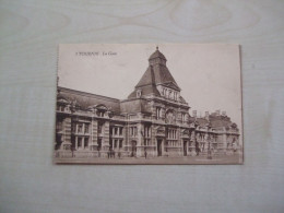 Carte Postale Ancienne 1923 TOURNAI La Gare - Tournai