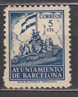 Barcelona Correo 1940 Edifil 24 ** Mnh Ayuntamiento - Barcelona