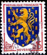 France Poste Obl Yv:1354 Mi:1407 Nevers Armoiries (cachet Rond) (Thème) - Briefmarken