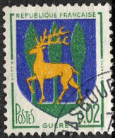 France Poste Obl Yv:1351B Mi:1459 Armoiries De Guéret (Beau Cachet Rond) (Thème) - Sellos