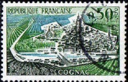 France Poste Obl Yv:1314 Mi:1368 Cognac (Beau Cachet Rond) (Thème) - Eglises Et Cathédrales
