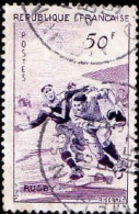 France Poste Obl Yv:1074 Mi:1102 Rugby (Beau Cachet Rond) (Thème) - Rugby
