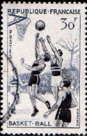 France Poste Obl Yv:1072 Mi:1100 Basket-ball (cachet Rond) (Thème) - Baloncesto