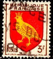 France Poste Obl Yv:1004 Mi:1030 Aunis Armoiries (Belle Obl.mécanique) (Thème) - Postzegels