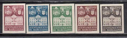 Barcelona Correo 1942 Edifil 33/7s (*) Mng Sin Dentar Ayuntamiento - Barcellona