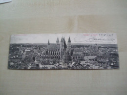 Carte Postale Ancienne (panoramique) 1902 TOURNAI Le Panorama - Tournai