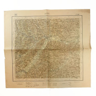 Cartina Geografica, Cartina Militare - Asti - Piemonte - Italia Istituto Geografico Militare Rilievo Del 1907 - Carte Geographique