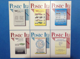 Lotto 6 Cartoline Poste Italiane - Poste & Facteurs