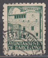 Barcelona Correo 1943 Edifil 44 Usado - Casa Padellas - Barcelona