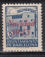 Barcelona Correo 1943 Edifil 54 SH (*) Mng Navidad - Barcellona