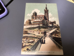 Marseille  Notre-Dame De La Garde. Carte Animée - Notre-Dame De La Garde, Funicolare E Vergine