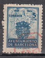 Barcelona Correo 1944 Edifil 56 Usado - Escudos - Barcelona