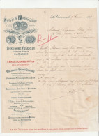 16-T.Chassin...Ateliers De Constructions..Machines à Papiers Coupeuse à Papier...La Couronne..(Charente)...1899 - Other & Unclassified