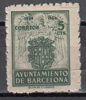 Barcelona Correo 1944 Edifil 57 ** Mnh Escudos - Barcelona