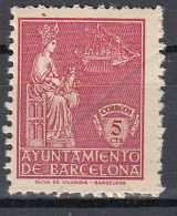 Barcelona Correo 1944 Edifil 63 SH ** Mnh Virgen De La Merced - Barcellona