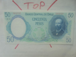 CHILI 50 PESOS 1981 Neuf (B.33) - Cile