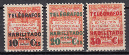 Barcelona Telegrafos 1930 Edifil 1/3 ** Mnh - Barcelona