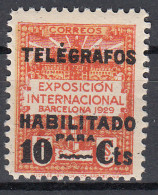 Barcelona Telegrafos 1930 Edifil 1 ** Mnh - Barcelone