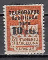 Barcelona Telegrafos 1934 Edifil 4 ** Mnh - Barcelone