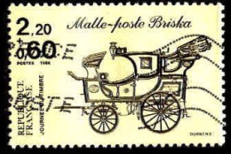 France Poste Obl Yv:2411 Mi:2542Cb Journee Du Timbre Malle-poste Briska (Obl.mécanique) (Thème) - Kutschen