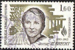 France Poste Obl Yv:2294 Mi:2417 Berthie Albrecht (Beau Cachet Rond) (Thème) - Berühmte Frauen