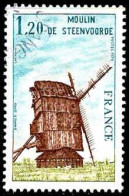 France Poste Obl Yv:2042 Mi:2152 Moulin De Steenvoorde (Beau Cachet Rond) (Thème) - Moulins