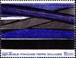 France Poste N** Yv:2448 Mi:2585 Pierre Soulages Tableau (Thème) - Autres & Non Classés