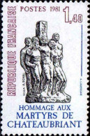 France Poste N** Yv:2177 Mi:2297 Martyrs De Chateaubriand (Thème) - Monumenti