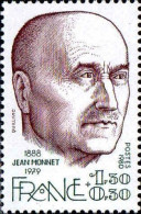 France Poste N** Yv:2096 Mi:2198 Jean Monnet Politicien (Thème) - Autres & Non Classés