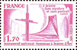 France Poste N** Yv:2051 Mi:2155 Monument à Jeanne D'Arc (Thème) - Monumenti