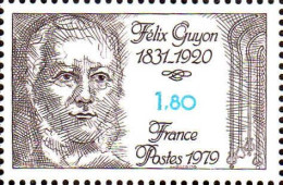 France Poste N** Yv:2052 Mi:2159 Félix Guyon Urologue (Thème) - Médecine