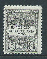 Barcelona Variedades 1929 Edifil 6ef * Mh Falta Color De Fondo - Barcellona