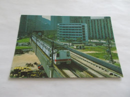 THEME TRAIN LOCOMOTIVE  HONG KONG HAS MARKED ITS ENTRY INTO THE 1980S THE METRO SYSTEMS  BUILDINGS - Trenes