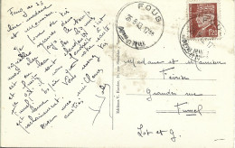 5L10 --- 54 FOUG A5 Horoplan Pétain - Manual Postmarks