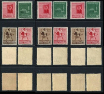 ● ITALIA  R.S.I. 1944 ֍ Monumenti Distrutti ● N.° 496 / 99 ** Serie Completa ● Fil. Corona ● Lotto N. 1413 /15 /16 ● - Neufs