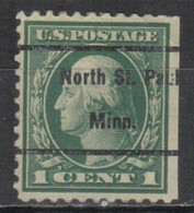 USA Precancel Vorausentwertungen Preo Locals Minnesota, North Saint Paul 1917-210 - Preobliterati