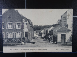 Ham-sur-Heure Les Environs De La Gare Et La Route De Nalinnes - Ham-sur-Heure-Nalinnes