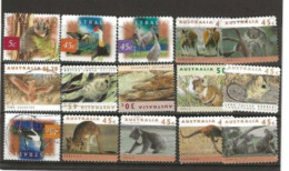 Australie  Lot Timbres Thème Animaux - Sammlungen