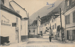 PIERREFITTE  L'église Et La Route De Luz - Sonstige & Ohne Zuordnung