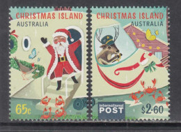 2022 Christmas Island Christmas Noel Navidad Complete Set Of 2 MNH @ BELOW FACE VALUE - Christmas Island