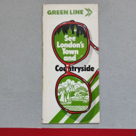 LONDON - GREEN LINE - Map, Brochure, Prospect 1980,  (pro4) - Otros & Sin Clasificación