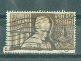 ITALIE - N°694 Oblitéré - Centenaire De La Mort Du Théologien Antonio Rosmini. - 1946-60: Afgestempeld