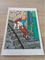 Carte TINTIN Parfait état Voir Photo - Comics