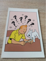 Carte TINTIN Parfait état Voir Photo - Bandes Dessinées