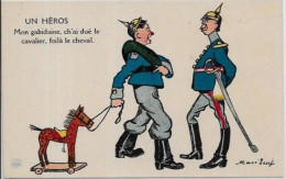 CPA Satirique Caricature Guerre 14-18 Patriotique Germany Kaiser Non Circulé - Satirisch