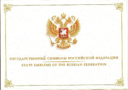 RUSSIA, 2001, Booklet F,  Souvenirbook With Block 38 (Emblems) - Neufs