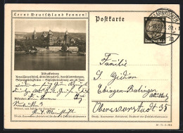 AK Aschaffenburg, Renaissanceschloss, Ganzsache Lernt Deutschland Kennen  - Postkarten