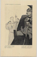 CPA Satirique Caricature Guerre 14-18 Patriotique Germany Kaiser Non Circulé - Satirische